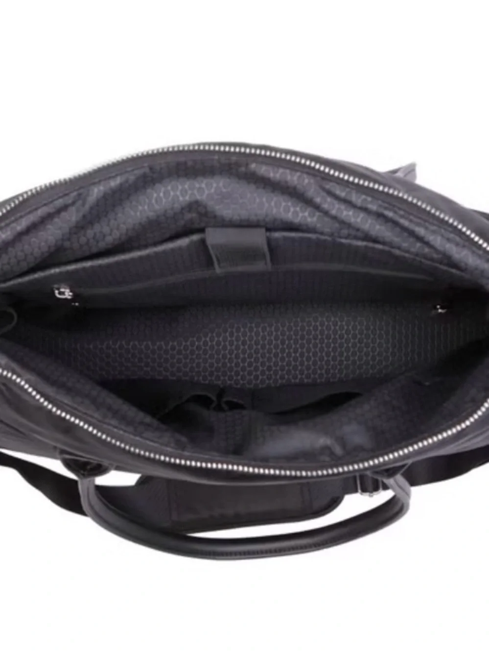 iPack Puffy Tote Bag Black Quilted Laptop Tote Bag for
